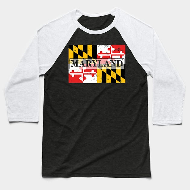 Maryland State Flag - Gift Maryland Flag Maryland Baseball T-Shirt by giftideas